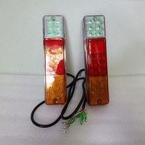 [지게차] 2Pcs DC12-80V LED 작업 테일 후면 빛 미등 램프 중지 Nichiyu 지게차 부품 36410-07570 12V 24V 36V 48V 72V 80V