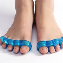아홀 발가락교정기발가락링실리콘블루 toe braces 분리 교정 분리기 발가락링 링 발가락 교정기