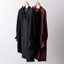 위쉬몰 / 빅사이즈사랑해요 F311L208 브이넥프릴블라우스 RI