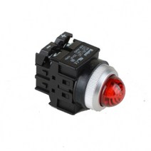 건흥전기 제어용스위치 LED 조광램프 24V AC DC 25mm KPL25-L3C, 화이트 [KPL25-L3CW]