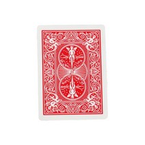 마술도구 손을 떼거나 마술 트릭을 불어 카드를 찾기 쉬운 강력한 소품, 01 Red (only one card)