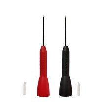 2pcs 절연 피어싱 니들 핀 비파괴 멀티 미터 테스트 프로브 10A 600V 2mm 리드, 01 Multimeter Test