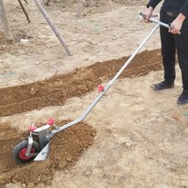 수동 가정용 단일 쟁기 농업 도구 유물 쟁기질 도랑