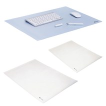 PVC 투명 매트 책상 데스크 보호 깔개 고무판 논슬립 책상깔판 반투명매트, 2. (대)