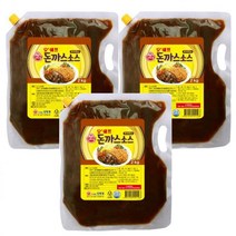 오뚜기 오쉐프 부어먹는돈까스소스(스파우트팩) 2kg 3개