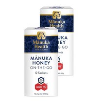 마누카헬스 마누카 꿀 온 더 고 MGO 100 60g 12개입 2팩 Manuka Health Manuka Honey On The Go