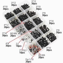 500 개/대 휴대용 내구성 나사 상자 액세서리 1/10 RC 크롤러 자동차에 적합 HSP SCX10 Traxxas TRX-4 축, 한개옵션0