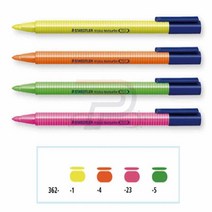 파샵 스테들러형광펜 4색세트 야광펜 사무용품판매 네임팬