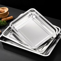 업소용 스텐 트레이 대형 H 2.0 주방 쟁반 40x30x2cm, 박가네마켓 쿠팡 기본형 40x30x2cm, 박가네마켓 쿠팡 본상품선택