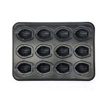 모비딕파워 [모비딕파워] 직사각틀 선물용초콜릿 구름떡틀 직사각떡틀 파운드케익몰드 다쿠와즈틀, 아★ 양면코팅 가정용 미니마들렌틀 미니마들렌팬 12구, [좋습니다]