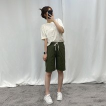 VANANA2 시원한 냉장고 마소재 5부 남녀공용 반바지