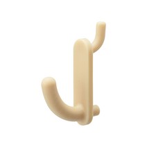 우드타공판 타공판 전용 악세사리 우드 타공판 타공판악세사리 후크 고리 걸이 부속, 후크 부속(4개입), 베이지 1152