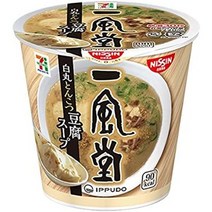 잇푸도 돈코츠 미소 라멘 일본 닛신 식품 이치푸도 시라마루 두부 수프 29g × 6개, 상품선택