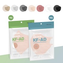 타스플러스컬러에디션비말차단마스크(KF-AD)(대형), 5매입, 5매입 x 라이트그레이 x 10개