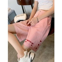 팬츠 핫핑크바지 숏팬츠 로즈레드 핑크 스키니 바지 딸기우유 하비 형광 벚꽃 분홍
