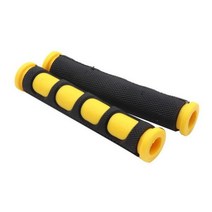 전동킥보드 2개/짝 10cm x 2cm 오토바이 핸드 그립 가드 브레이크 클러치 레버 커버 핸들 바 액세서리, YELLOW