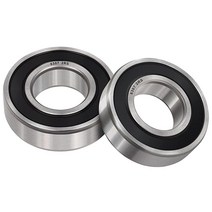 2팩 63072RS 이중 고무 씰 베어링 35x80x21mm 사전 윤활 처리 안정적인 성능 비용 효율적 딥 그루브 볼 USA 미국