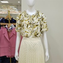 SI Si DP01 에스닉 패턴 프릴 블라우스 SEBAF2446 (9931189)