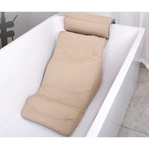 욕조 등받이 쿠션 거치대 사우나 욕실 3D방석 매트, 목욕소파+머리받침