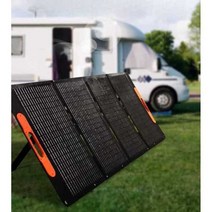 태양광 충전기 휴대용 솔라 패널 접이식 발전기 전지, (60W/18V) ETFE 2단접이식가방