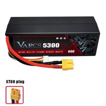 rc카부품 Varcs 4S 배터리 Lipo 14.8v 15.2v 높은 Volitage 5200mAh 6300mAh 60C 120C, 01 1PCS4S530060CXT60