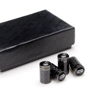 - 자동차 타이어 에어밸브 캡 휠 공기 주입구 마개 랜드로버의 오로라 착용에 적합하여 주행타이어 에어도어 노즐 캡장식 탄소섬유 리모델링 에어캡