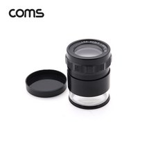 라이트컴 Coms BB411 LED 간이 확대경 돋보기 10X 10배율 42mm 반지름 각도 길이 측정 수치 [A] 현미경/망원경/돋보기-망원경