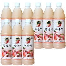 청솔 복숭아 음료베이스 835ml / 과일원액, 9개
