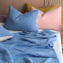 모달와플 홑이불 사계절이불 여름이불 쇼파커버 SS/Q/K -13color, 퀸&킹겸용 홑이불 단품, 스카이블루