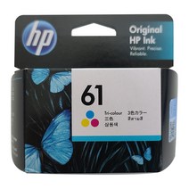 HP 61 잉크 HP1510 HP1050 HP4500 HP1010 HP2000, 컬러(CH562WA)