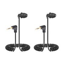 귀 싱글 이어 버드 스프링 이어 버드 3.5mm 오디오 확장 이어 피스 전화 PC, 1 세트 2