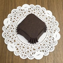 사각 머핀컵45mm(진초코색) / 4.5x2cm 약200매 // 화과자케이스속지