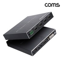 COMS HDMI DVI 2대2 멀티뷰어 화면분할기 매트릭스 스플리터 TB640