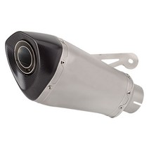 머플러 호환 60mm For BWM S1000RR 20102014 Motorcycle Exhaust Pipe System Modified Muffler Removable, 한개옵션0