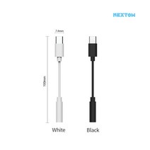 넥스톰 C타입 이어폰 변환 젠더 USB-C to 3.5mm NXT-G01 블랙