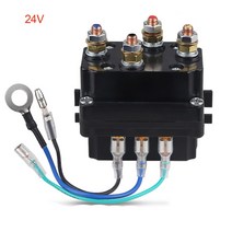 범용 12V 24V 250A 윈치 원격 접촉기 윈치 제어 솔레노이드 릴레이 트윈 무선 원격 복구 자동차 지프 오토, 05 24V B