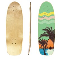 스노우 보드 데크 not wheel bite 스케이트 보드 데크 32 인치 81.2 cm 성인 메이플 우드 싱글 킥 테일 7 플라이 여성 8 마운트 홀 서핑 스케이트 보드 데크, a3