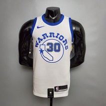 골든 스테이트 워리어스 NBA 져지 농구 유니폼 스테판 커리 레트로 화이트