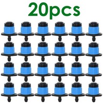 농업용 스프링쿨러 텃밭물주기 미니 잔디 농사용 정원 20pcs 조정 가능한 만능 산란, 20개