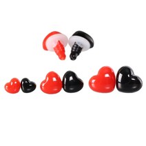 [대량구매]하트인형코(100개), 8mm 빨강