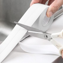 틈새차단 싱크대 욕실 곰팡이방지 테이프 물때 세균억제 밀착 방수, 블랙