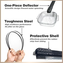 와이퍼 모터 BMW X6 E71 E72 용 와이퍼 프론트 블레이드 2008 윈드 실드 스크린 윈도우 24 