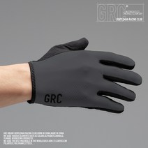 GRC 자전거 장갑 남성과 여성을위한 검은 S-L, S, 다크 그레이