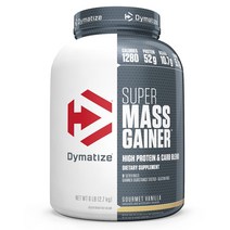 Dymatize 슈퍼 매스 게이너 단백질 파우더 고메 바닐라 2.7kg