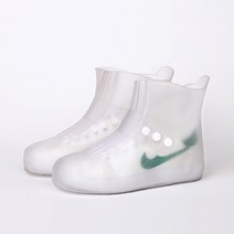 완전 방수신발커버 비올때 비오는날 덧신 레인 슈즈 신발, 1개, 롱타입 M