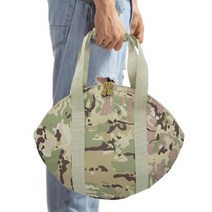 주물난로 벽난로 고구마통 Outdoor Cast Iron Skillet Bag Grill Pan Storage Large Capacity Waterproof C, 한개옵션0