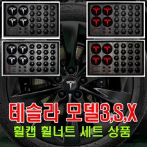 테슬라 모델3 휠캡 볼트 세트 S X 에어캡 키트 너트 휠커버, (선택1번)테슬라휠캡세트(실버무광)