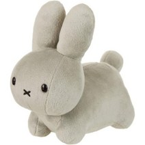 세키구치 미피 토끼 애착 인형 어린이 작은 쿠션, 회색