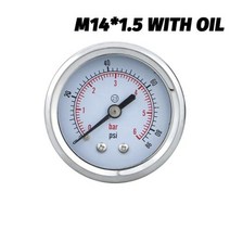 휠캡 tpms 젠더 자동차 휠 프로텍터 락볼트 Y50z 축 수압 게이지 스테인레스 스틸 쉘 스레드 연결 휴대용 진공 압력, 0-0.6Mpa+04
