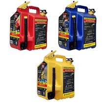 충격에 강한 슈어캔 2갤론 5갤론 연료통 기름통 제리캔 캠핑용 등유통 석유통 등유통 휘발유통 경유통 콤비캔, 슈어캔 5갤론(18.93L) 연료통 제리캔(블루), 1개